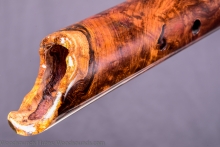 Honduran Rosewood Burl Native American Flute, Minor, Low E-4, #K4F (7)